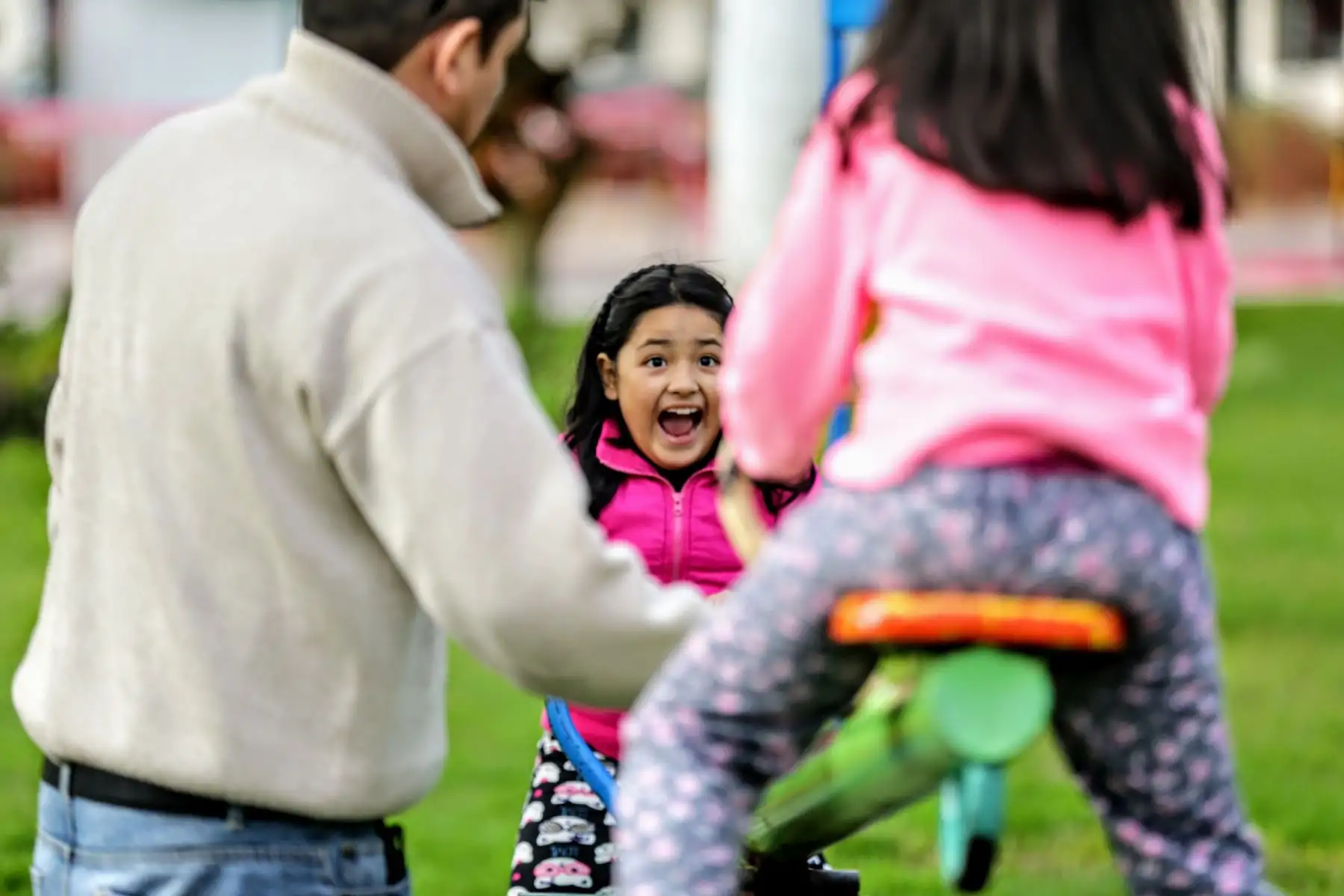 Familias asisten a los diversos parques de Lima para celebrar, junto con los pequeños de la casa, el día del niño. Foto: ANDINA/Luis Iparraguirre