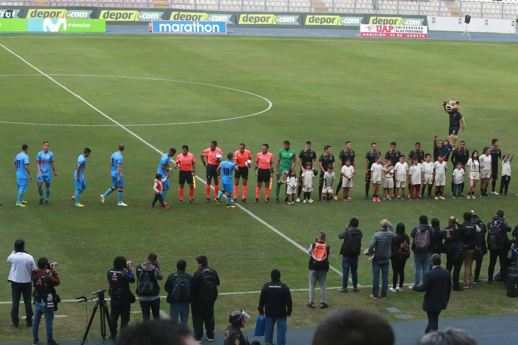 Universitario perdió 1- 0 frente al Real Garcilaso, en el estadio nacional.Foto: ANDINA/Jhony Laurente