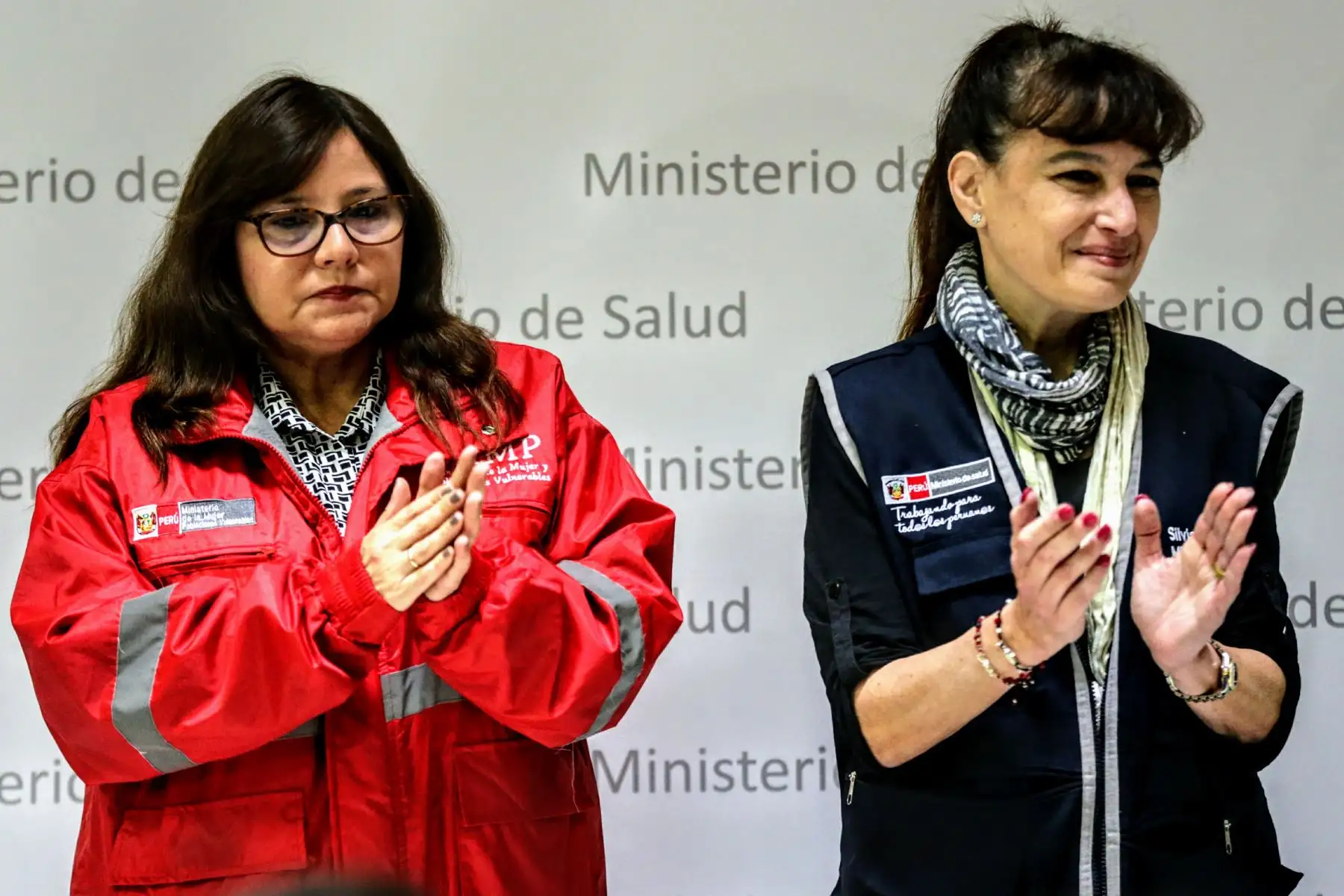 Ministras de Salud, Silvia Pessah, y de la Mujer y Poblaciones Vulnerables, Ana María Mendieta, visitan el Instituto Nacional de Salud del Niño con lotivo del día del niño. Foto: ANDINA/Luis Iparraguirre