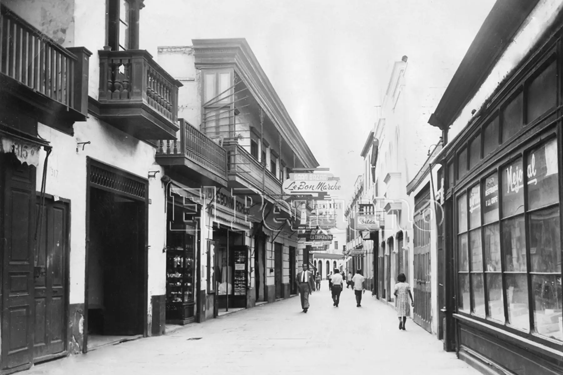 Calle La Misión (1952). Foto: Archivo Histórico de EL PERUANO