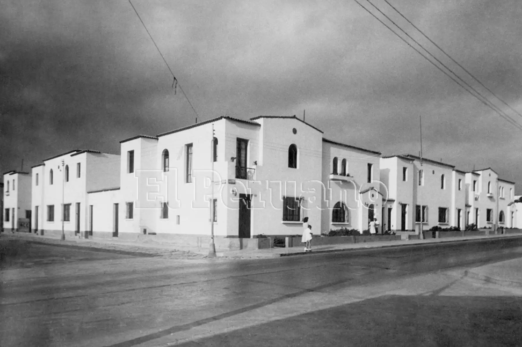 Casas de empleados de la Compañía Guanera en Bellavista (1950). Foto: Archivo Histórico de EL PERUANO