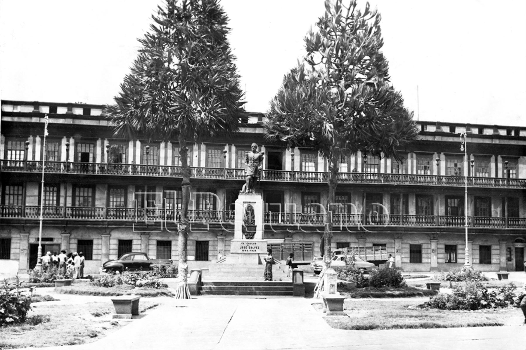 Plaza José Gálvez (1952). Foto: Archivo Histórico de EL PERUANO