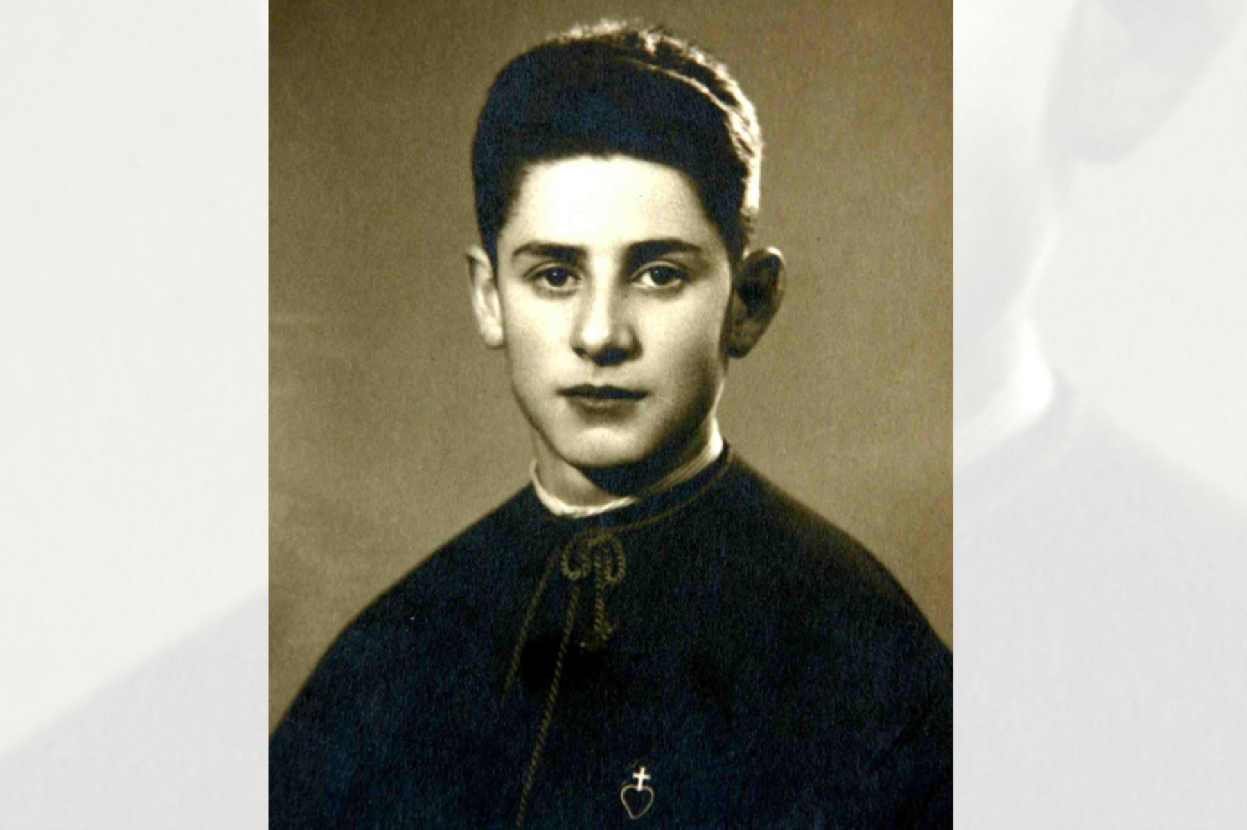 Miguel Irizar Campos cuando era seminarista. Foto: Archivo Familiar