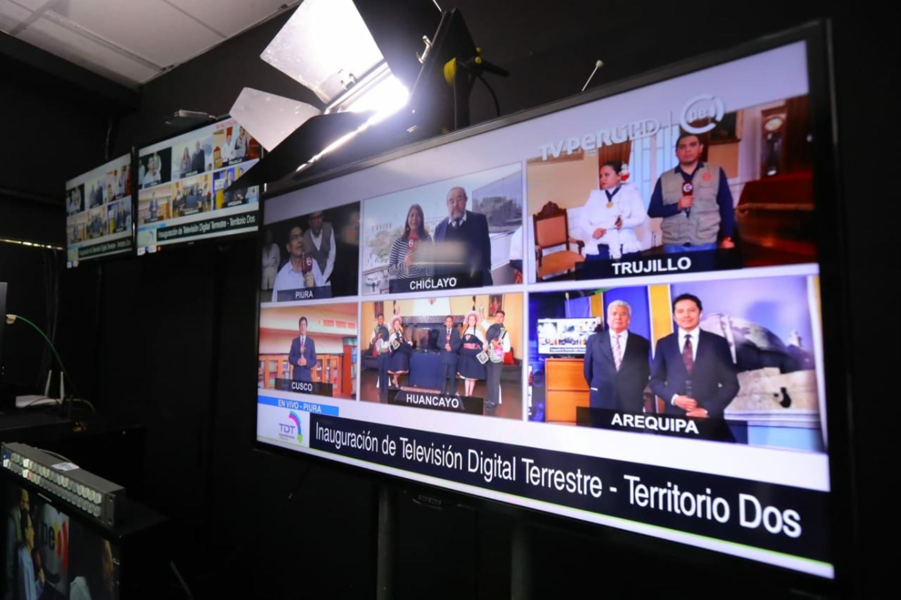 Más de 500,000 pobladores de Huancayo ya acceden a la Televisión Digital Terrestre. ANDINA/Prensa Presidencia