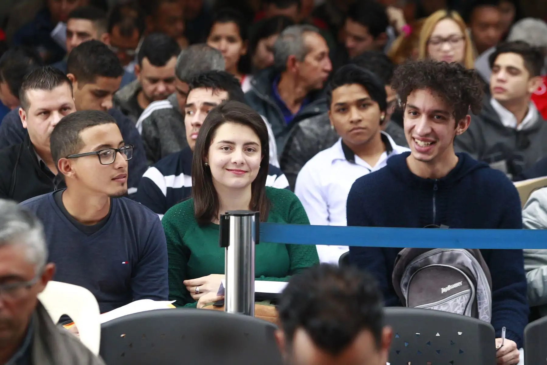 Ciudadanos venezolanos realizan trámites en las oficinas de Migraciones para regularizar el (PPT) Permiso Temporal de permanencia. Foto: ANDINA/Eddy Ramos