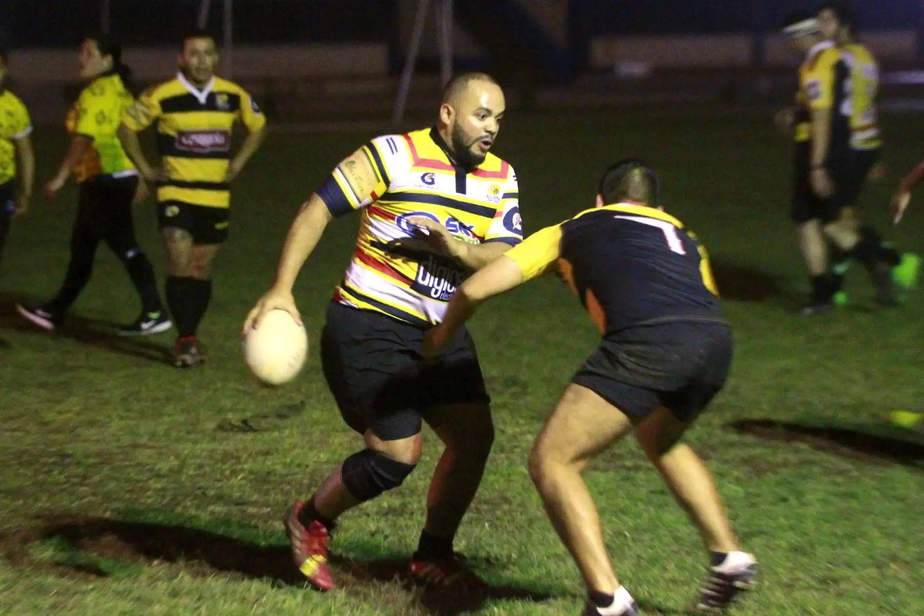 Jugadores de Rugby entrenan motivados por los Juegos Panamericanos Lima 2019.Foto: ANDINA/Eddy Ramos