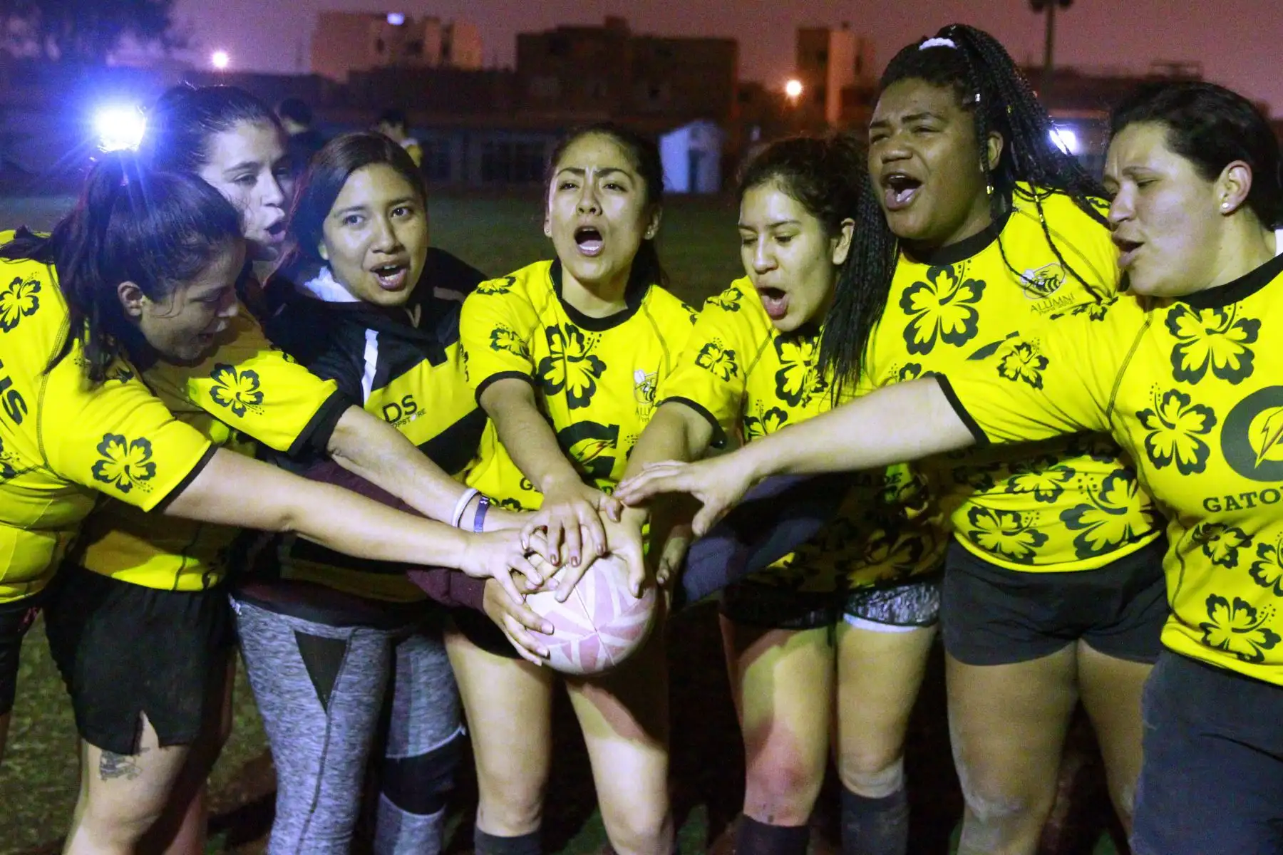 Jugadores de Rugby entrenan motivados por los Juegos Panamericanos Lima 2019.Foto: ANDINA/Eddy Ramos