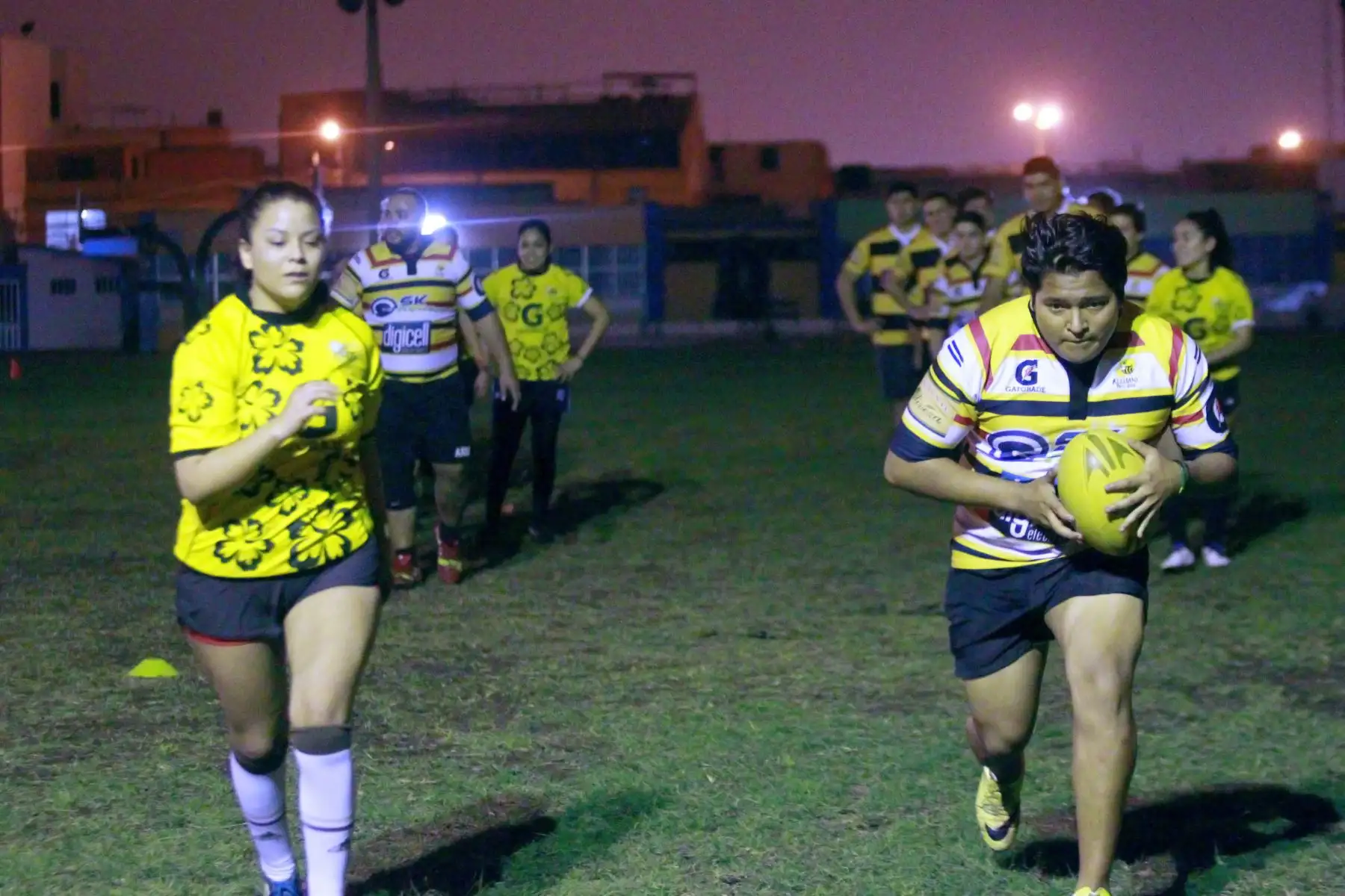 Jugadores de Rugby entrenan motivados por los Juegos Panamericanos Lima 2019.Foto: ANDINA/Eddy Ramos