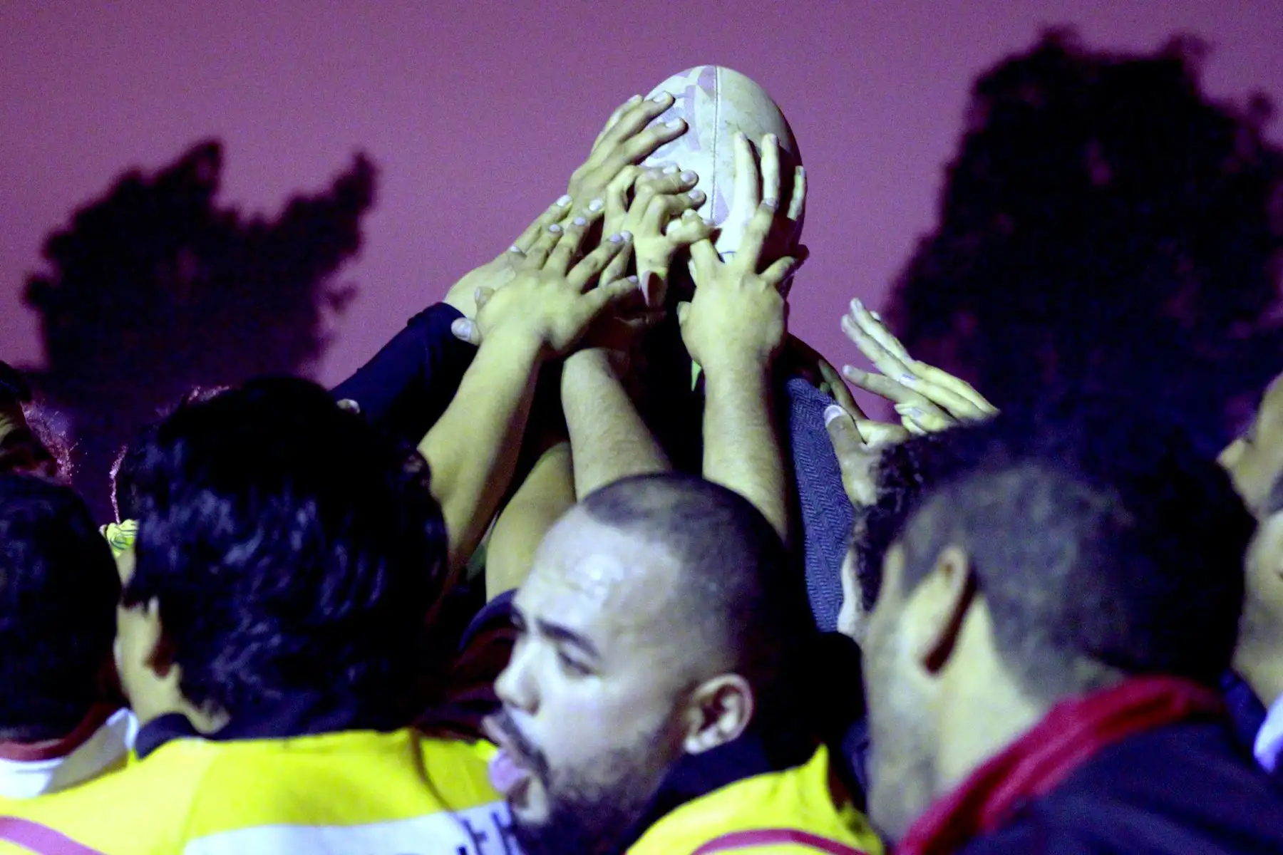 Jugadores de Rugby entrenan motivados por los Juegos Panamericanos Lima 2019.Foto: ANDINA/Eddy Ramos