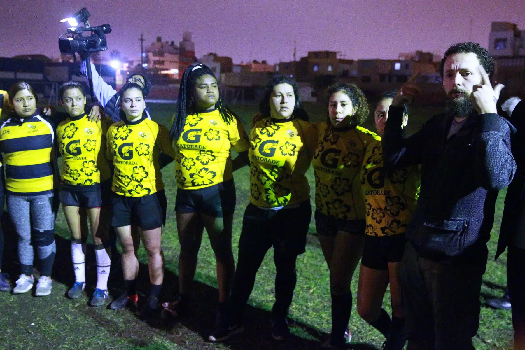Jugadores de Rugby entrenan motivados por los Juegos Panamericanos Lima 2019.Foto: ANDINA/Eddy Ramos