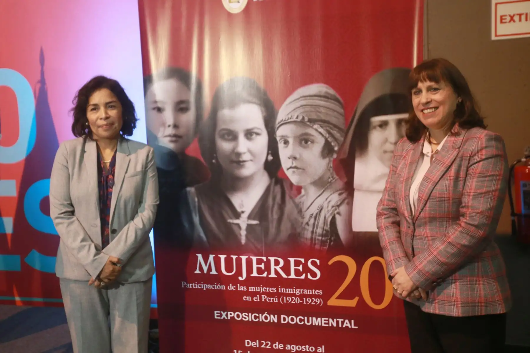Ministra de Cultura Patricia Balbuena inaguró Exposición sobre las Mujeres inmigrantes en los años 1920-1929, en el museo de la nación. Foto: ANDINA/Jhony Laurente