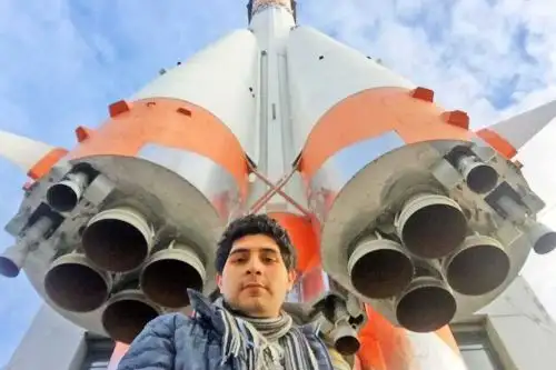 Víctor Romero ganó beca para una maestría en Ciencias de Cohetería y del Espacio en Rusia. Foto: ANDINA/Difusión.