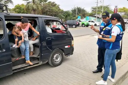 Superintendencia de Migraciones refuerza con puesto accesorio el control migratorio en Tumbes.. ANDINA/Difusión