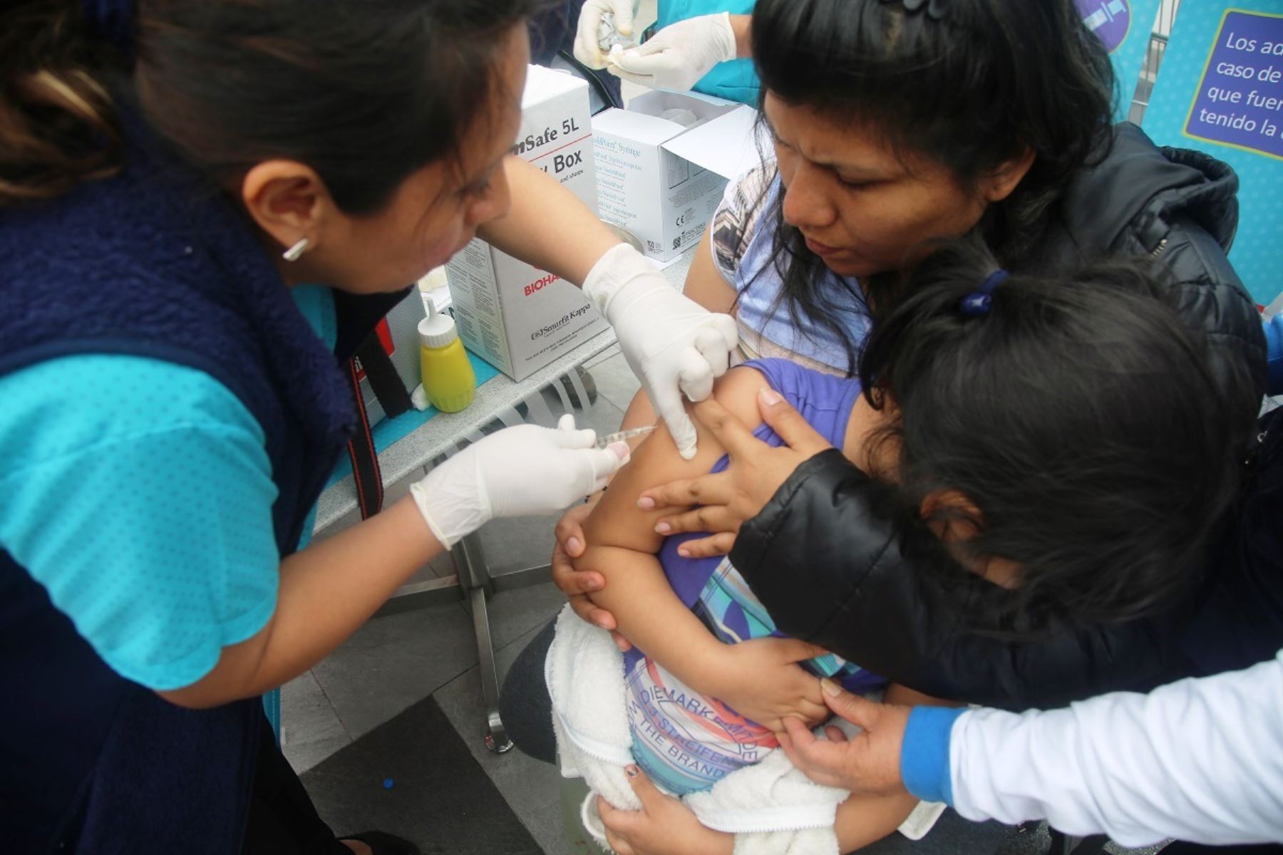 Vacunas contra el sarampión son seguras y están garantizadas por la OMS. Foto: ANDINA/Difusión.