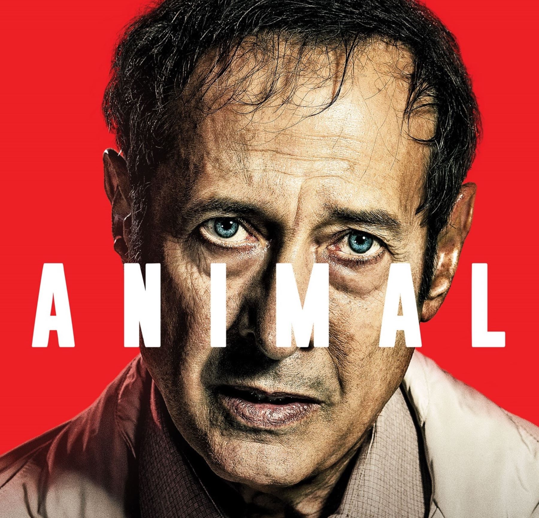 Guillermo Francella en el afiche de la película "Animal".