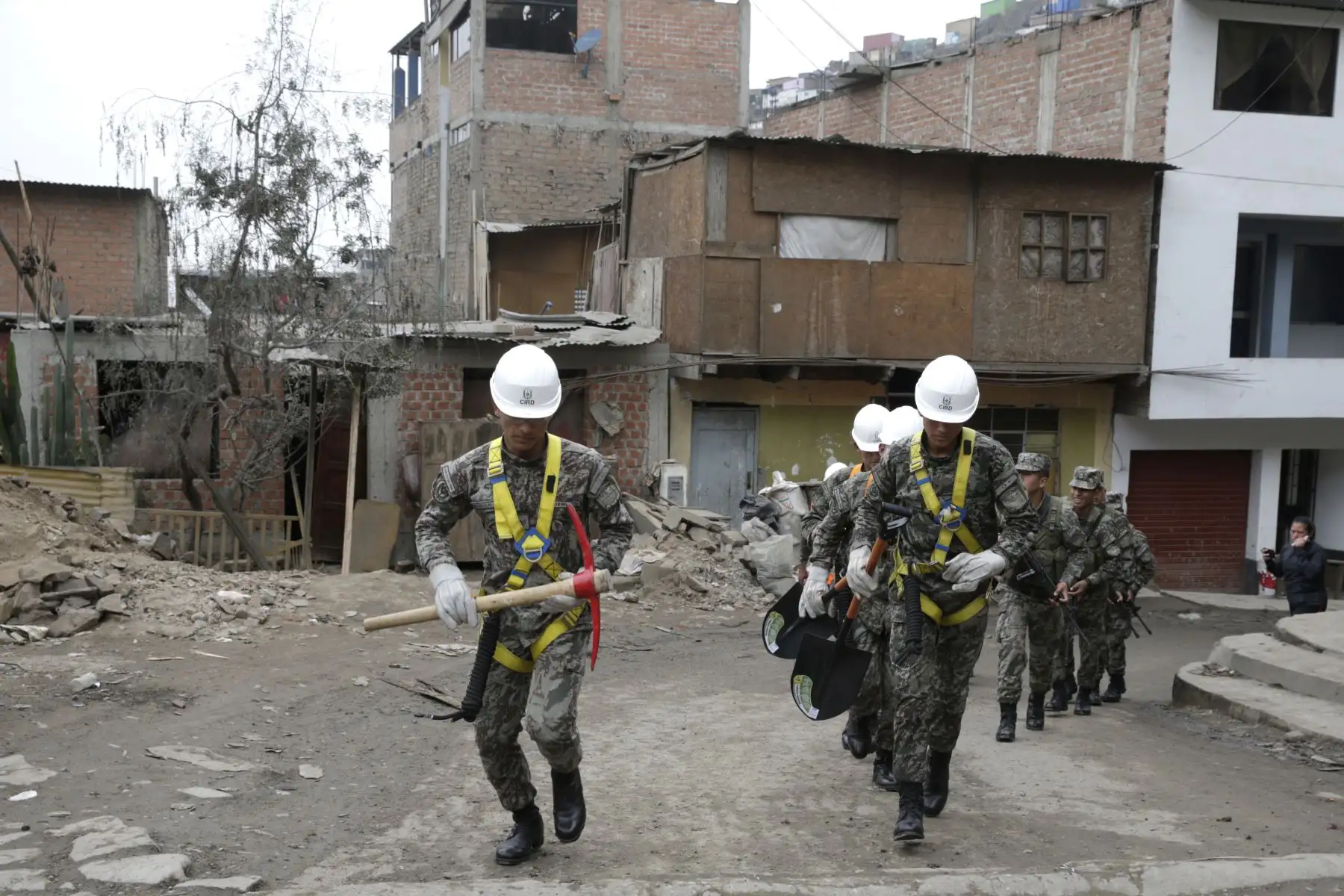 El simulacro multipeligro ante fenómenos naturales se realizó en distintos puntos del país como Lima, Pucallpa, Chiclayo, Arequipa y Moquegua. Foto: ANDINA/Melina Mejía