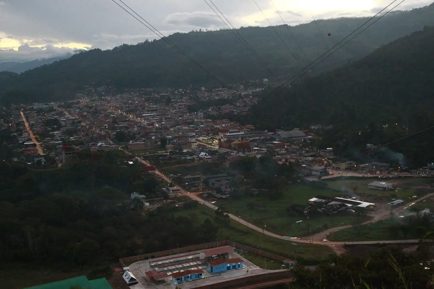Vista panorámica de Villa Rica en visita a las diversas fincas cafetaleras que forman parte del Parque Nacional del Café en la Merced - Chanchamayo. Foto: ANDINA/Eddy Ramos