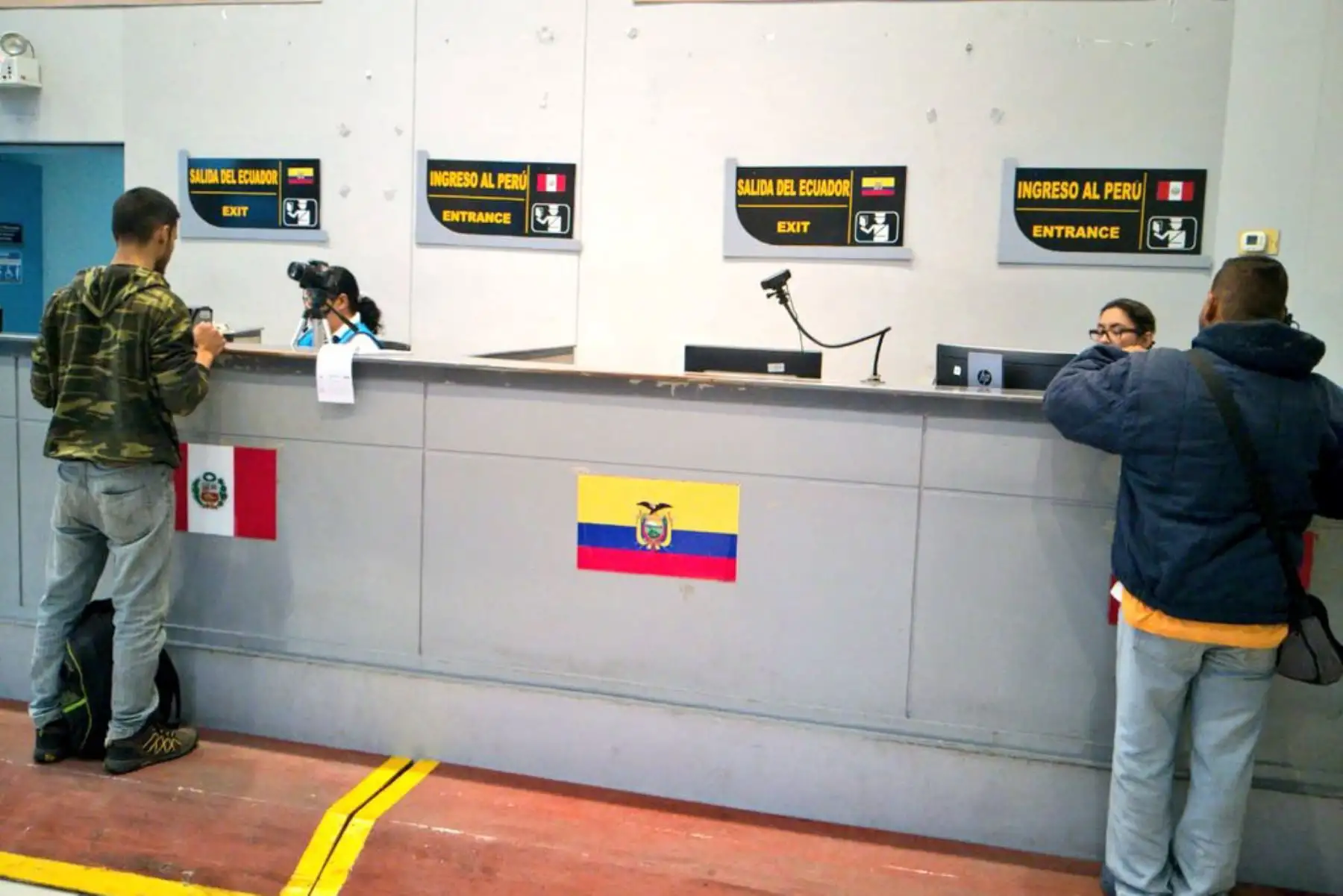 Disminuye ingreso de migrantes venezolanos a través de frontera con Ecuador. ANDINA/Difusión