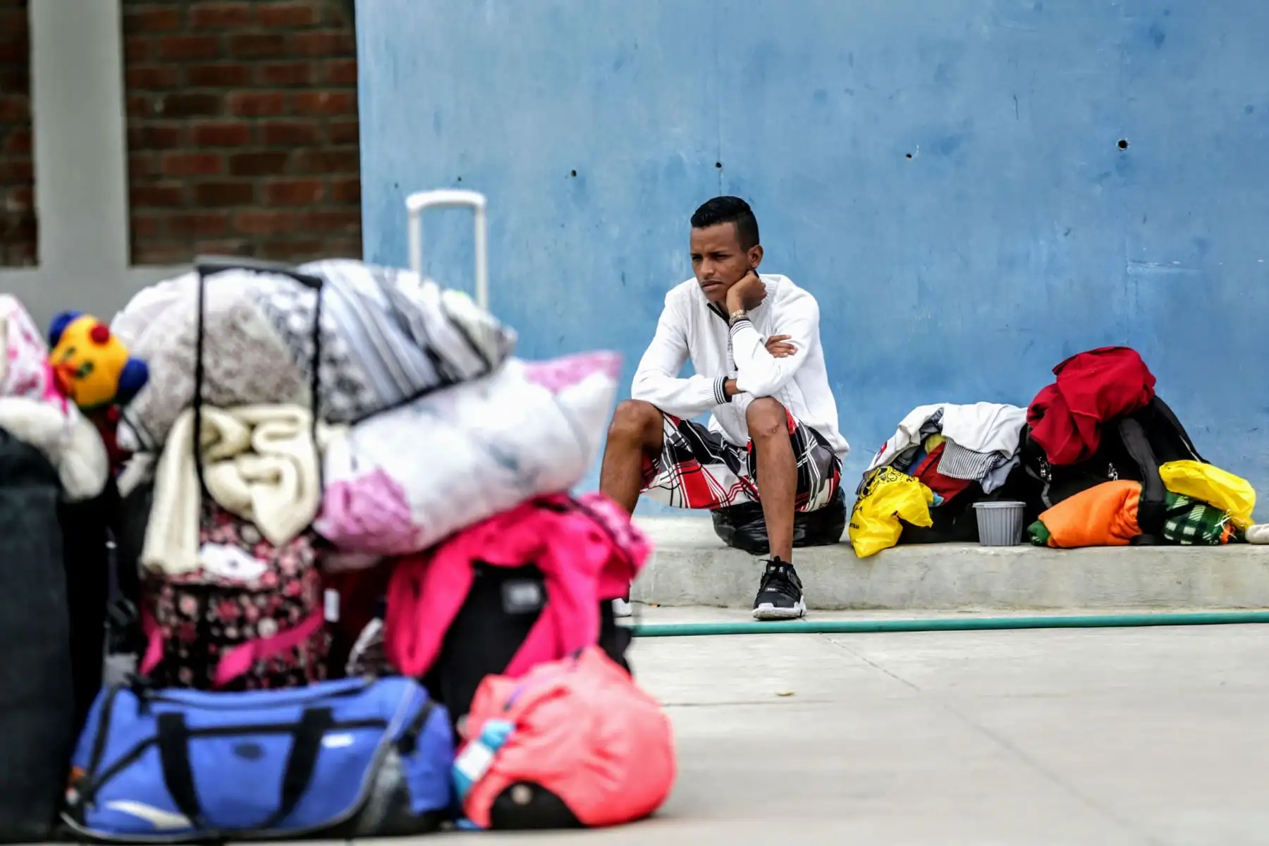 Continúa el ingreso de venezolanos al Perú por el CEBAF Tumbes. Foto: ANDINA/Luis Iparraguirre