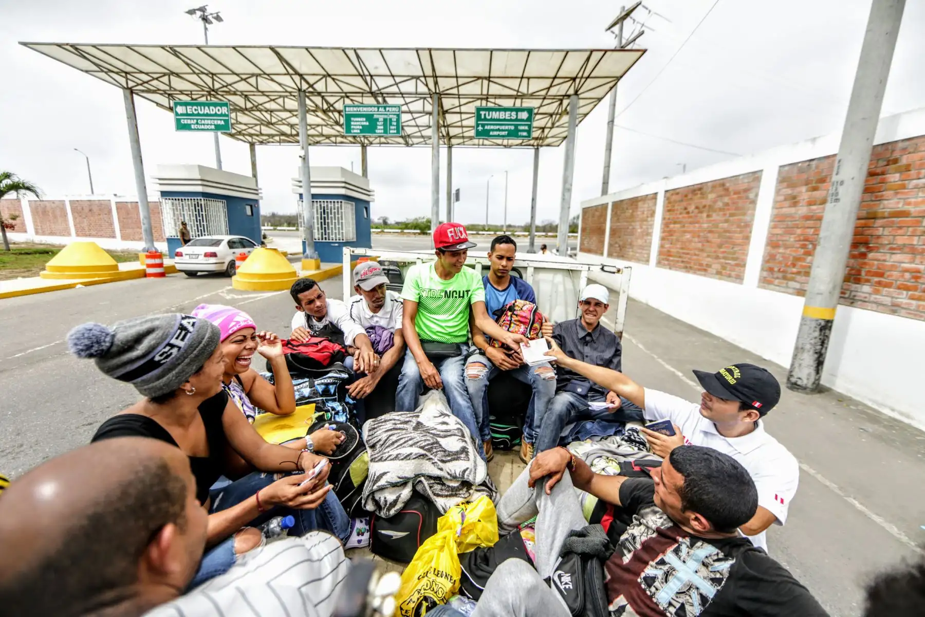 Continúa el ingreso de venezolanos al Perú por el CEBAF Tumbes. Foto: ANDINA/Luis Iparraguirre
