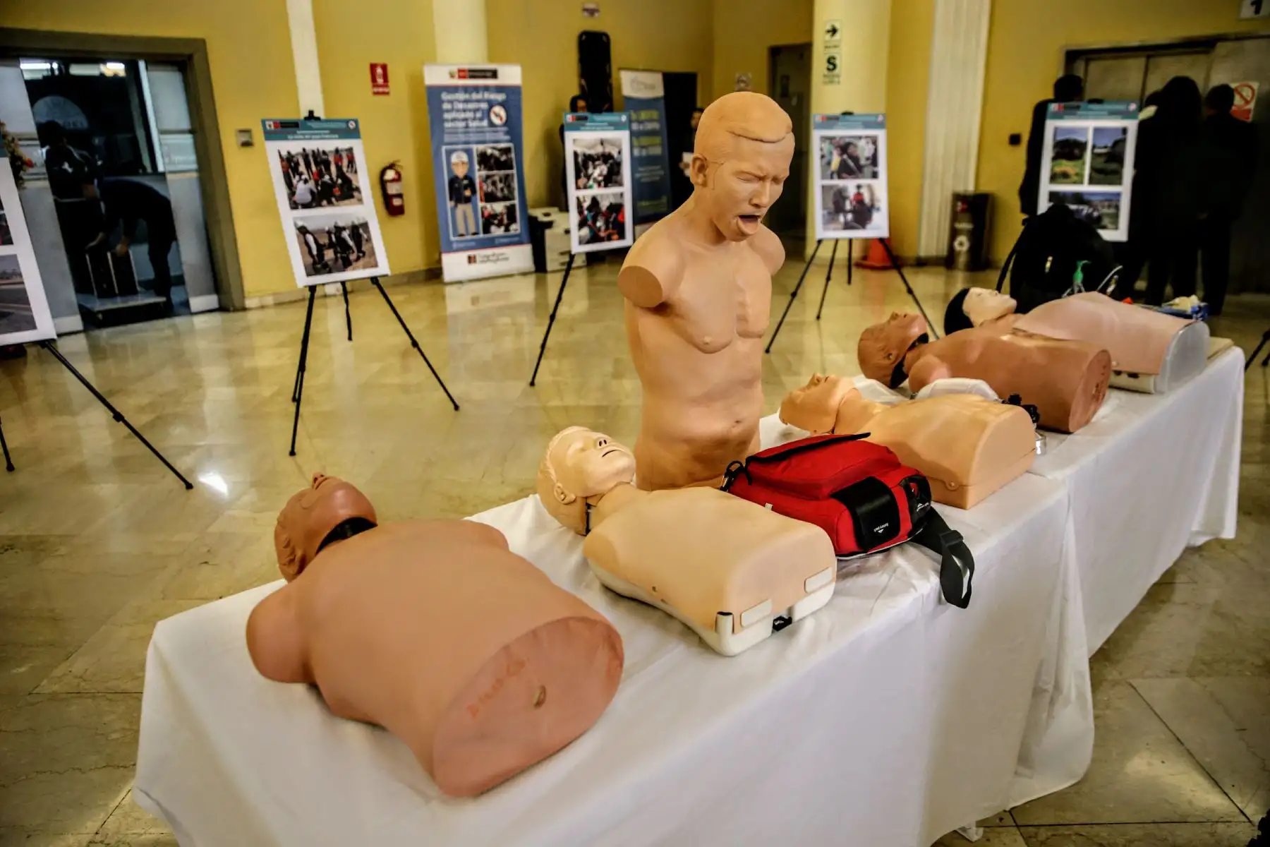 El Ministerio de Salud realiza una exhibición del Museo de Sitio por el Día de la Defensa Nacional, desde el lunes 27 al miércoles 29 del presente. Foto: ANDINA/Luis Iparraguirre.
