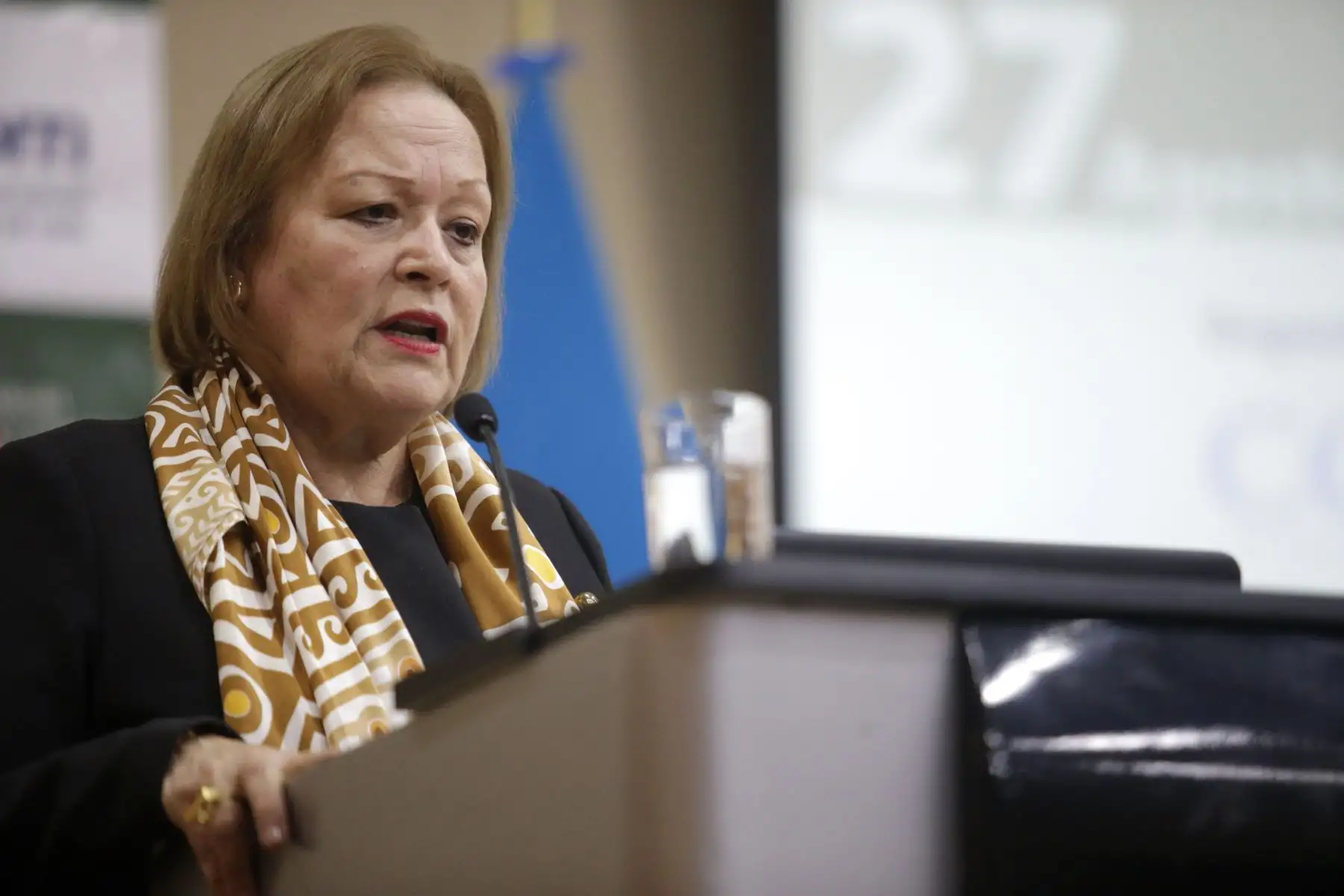 La presidenta de la CCL, Yolanda Torriani, confía en un mejor desempeño de las exportaciones. ANDINA/Melina Mejía