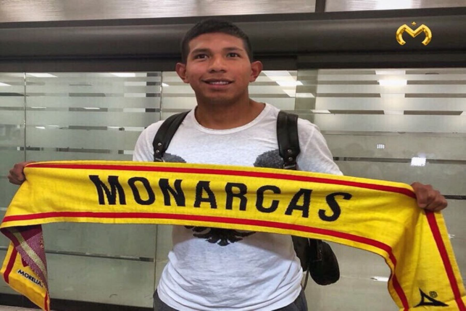 Edison Flores ya se encuentra en su nuevo club, el Monarcas Morelia