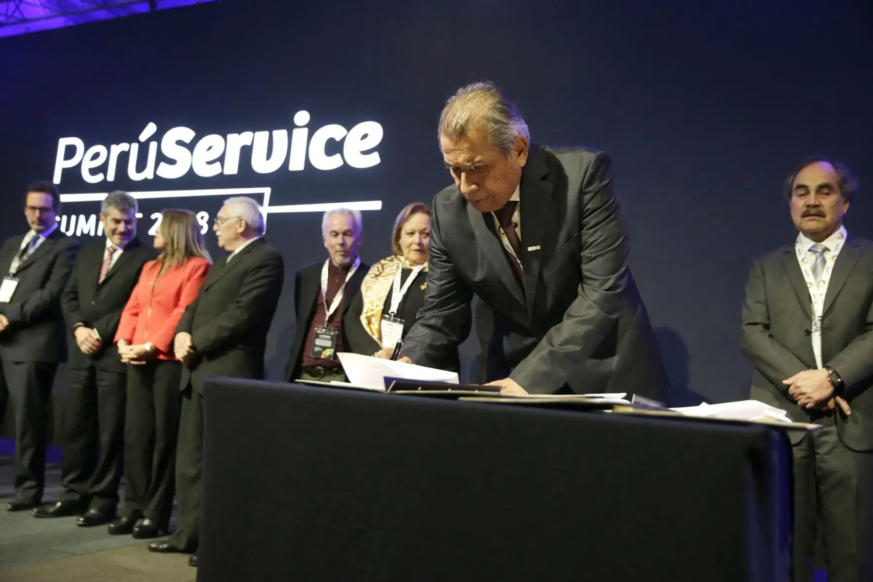 Se realizo el lanzamiento de la Coalición de Exportadores de servicios, integrado por diferentes gremios especializados para impulsar el desarrollo de los servicios y su internacionalización. Foto: ANDINA/Melina Mejía