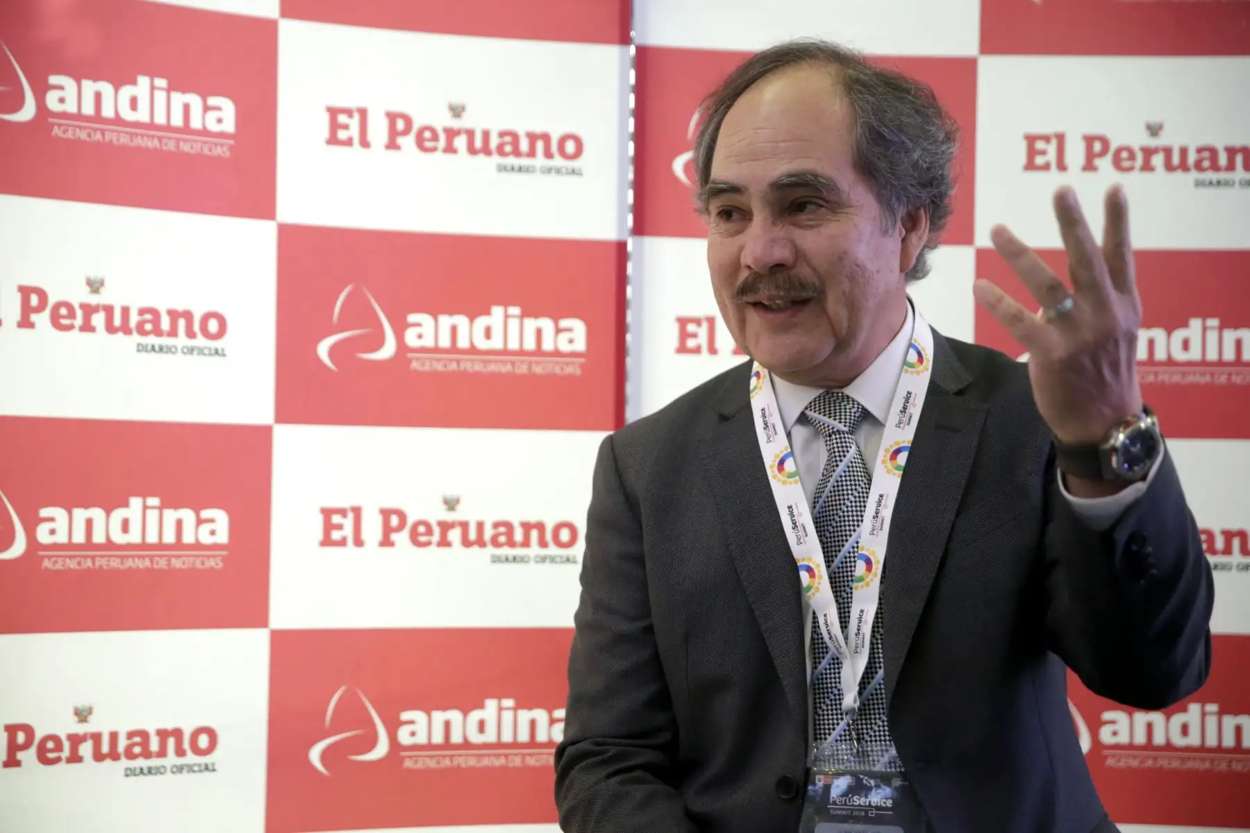 Presidente de Adex, Juan Varilias. Foto: ANDINA/Melina Mejía