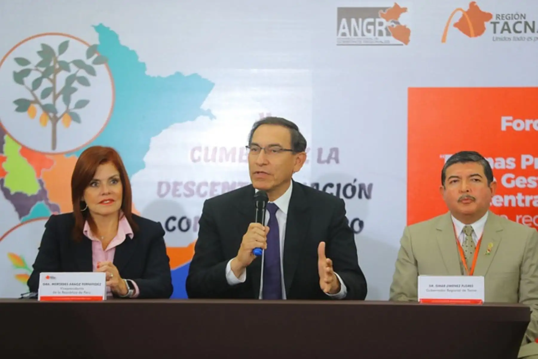 Presidente Martín Vizcarra participa en II Cumbre Descantralizada Hambre Cero en Tacna.