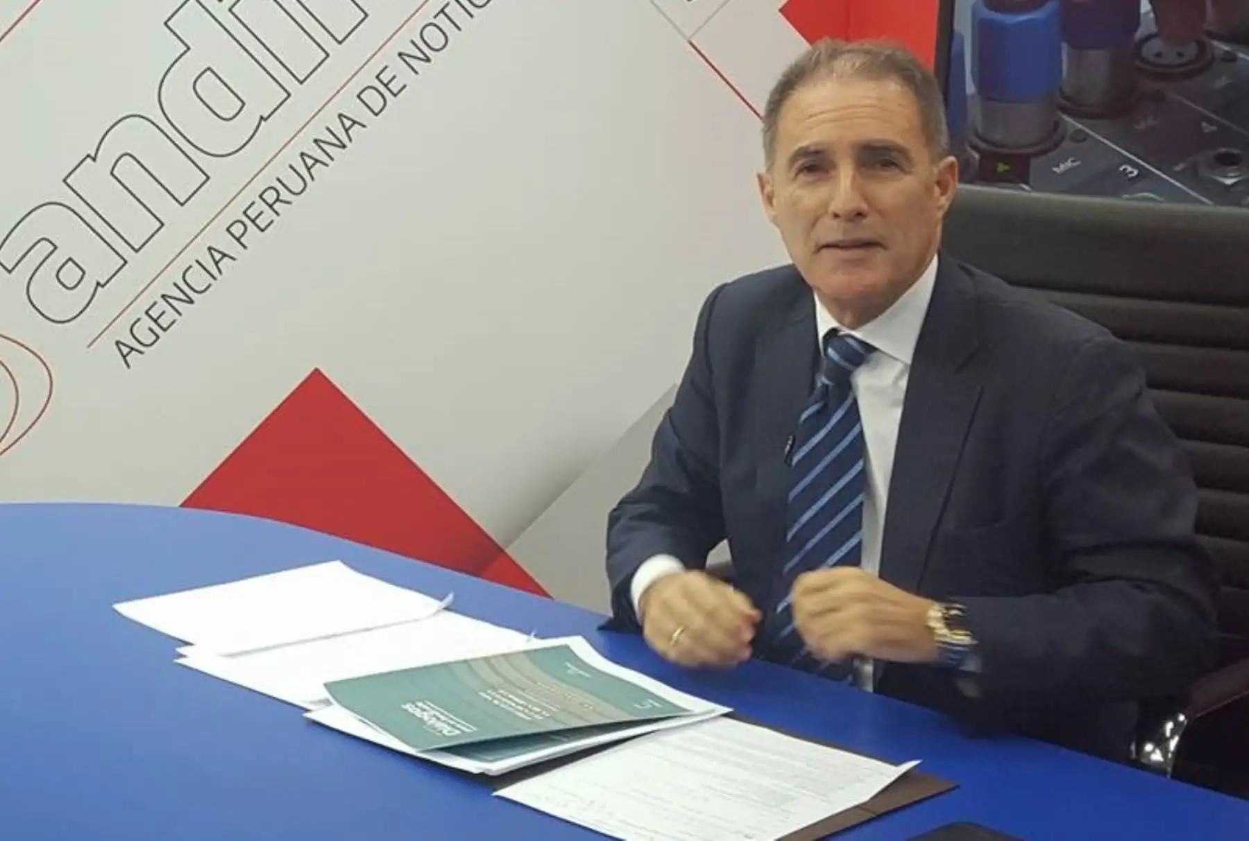 Presidente del Pacto Mundial de Naciones Unidas en el Perú, Diego De la Torre. Foto: Andina.