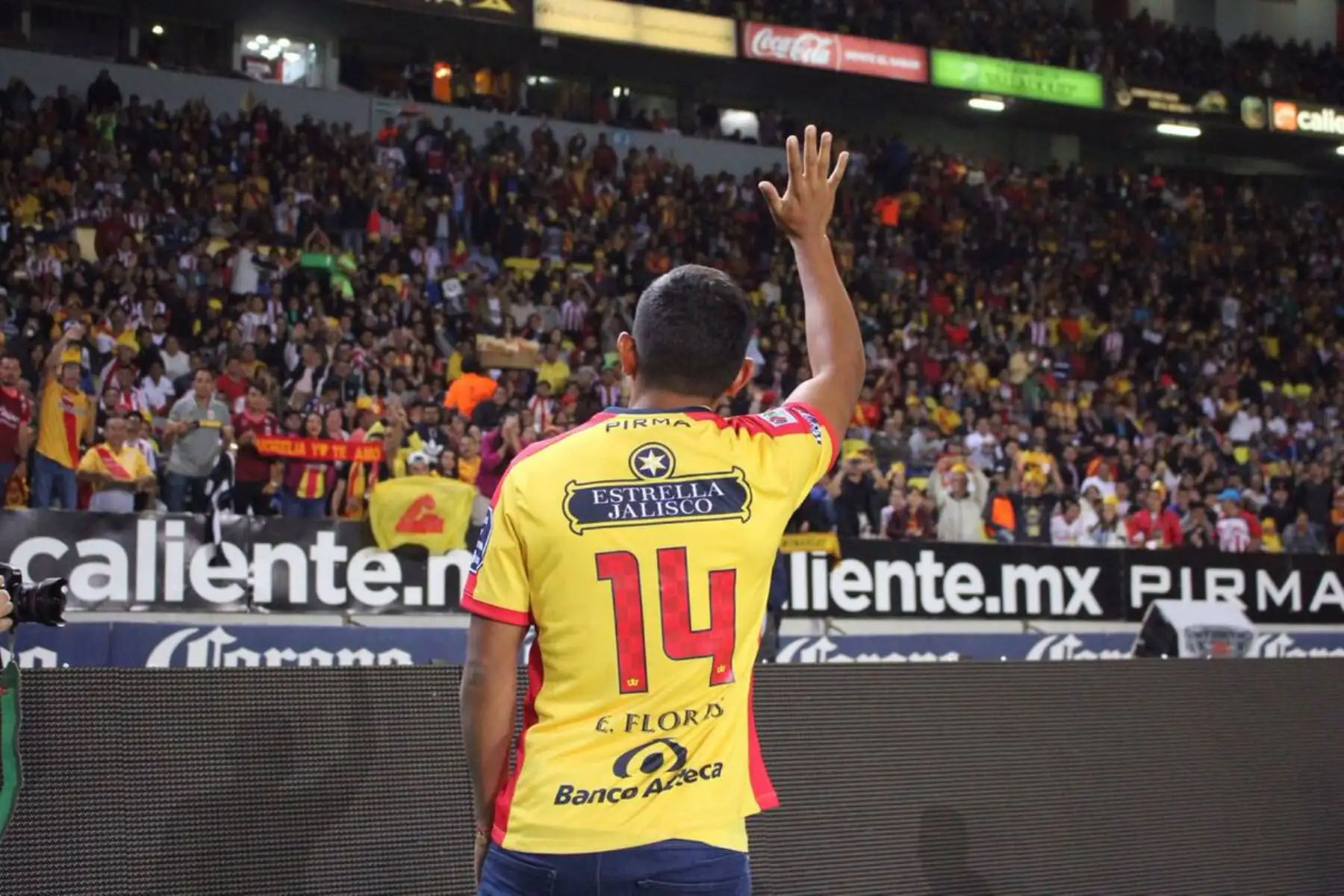 El jugador peruano,Edison Flores, fue presentado en el club Monarca Morelia de Mexico. Foto: ANDINA/Monarca Morelia