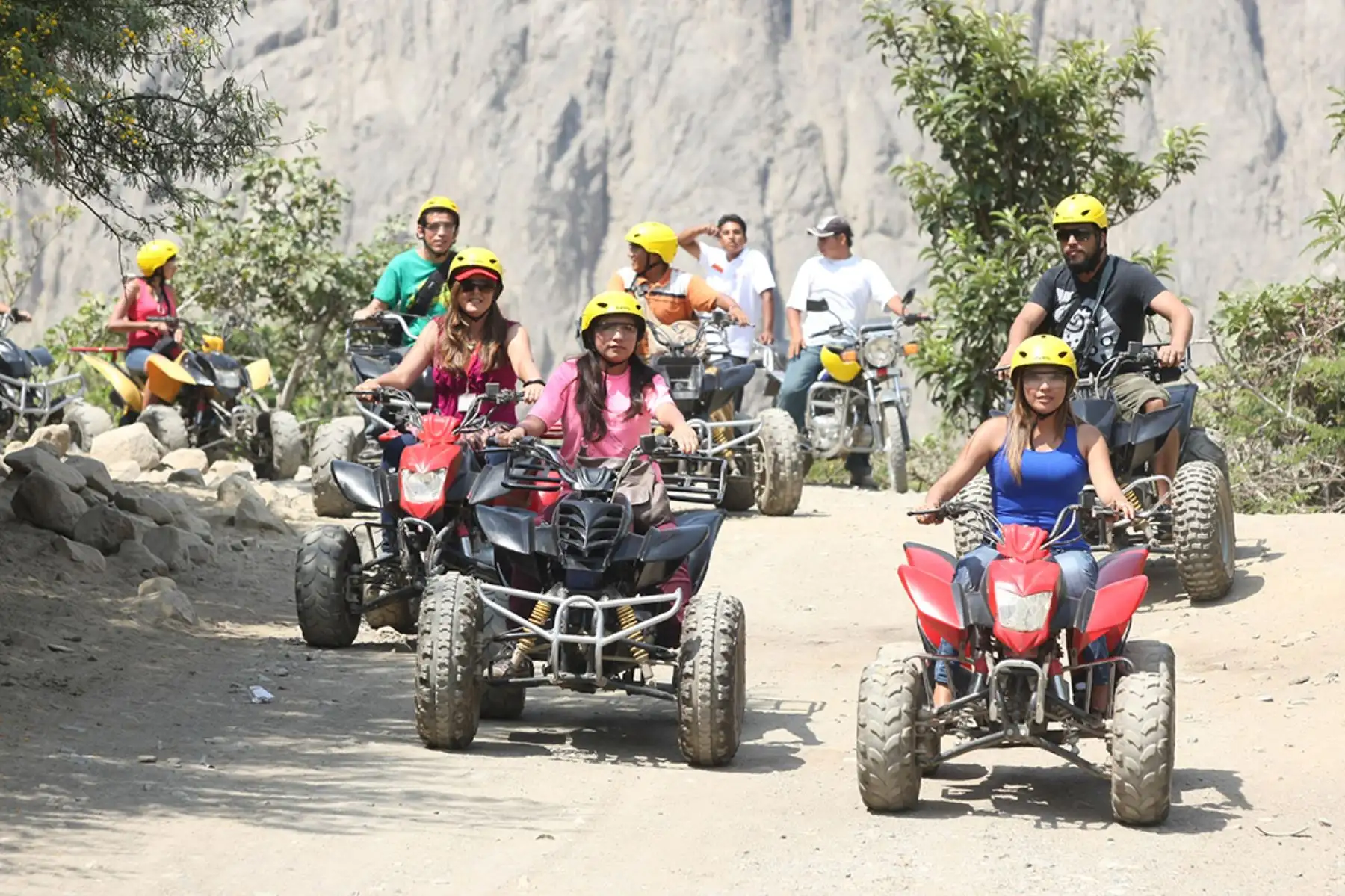 Cuatrimotos en Lunahuaná. Foto: Diario EL PERUANO / Vidal Tarqui