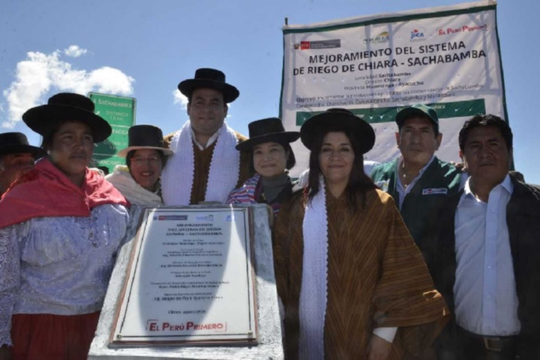 Ayacucho: inauguran sistema de riego para elevar productividad de cultivos