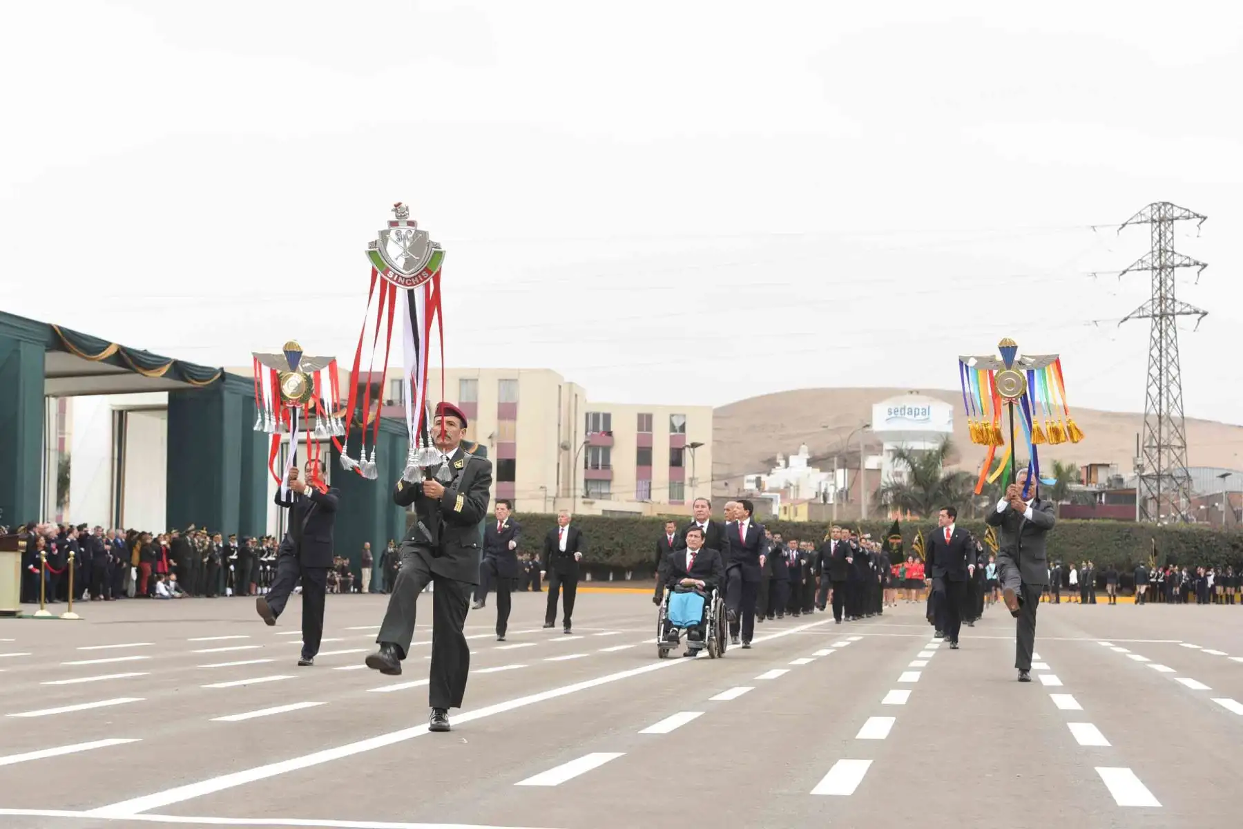 Ceremonia de homenaje de la Policía Nacional a Santa Rosa de Lima y a la Benemérita Guardia Civil, realizada  en la Escuela de Oficiales de la PNPl, en Chorrillos .Foto: ANDINA/Mininter