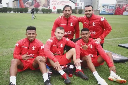 Integrantes de la selección peruana que viajaron a Europa. Foto: Difusión.