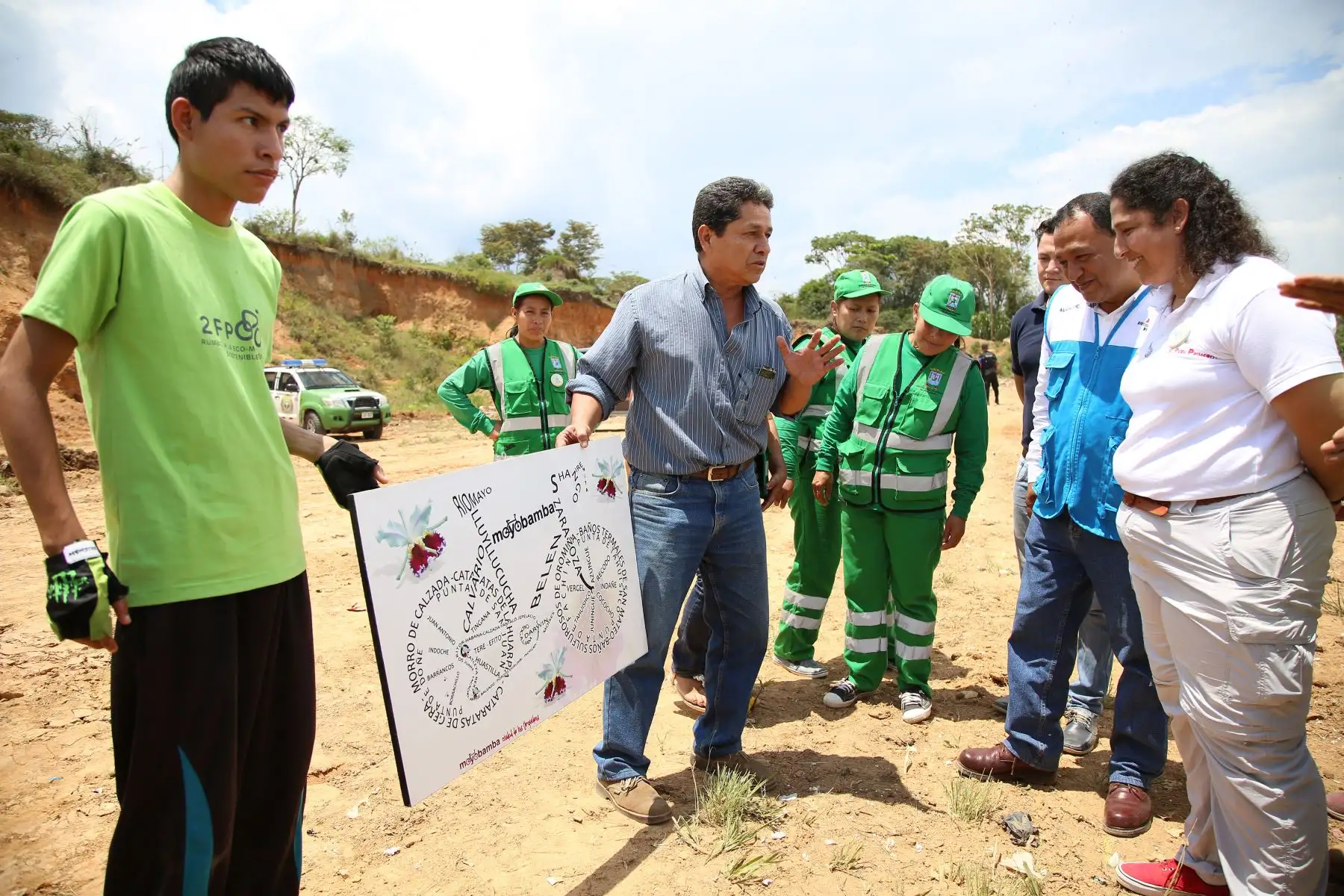 Ministra del Ambiente, Fabiola Muñoz, participó en el 2do. Foro Peruano de La Bicicleta en Moyobamba, San Martín. Foto: ANDINA/Minam