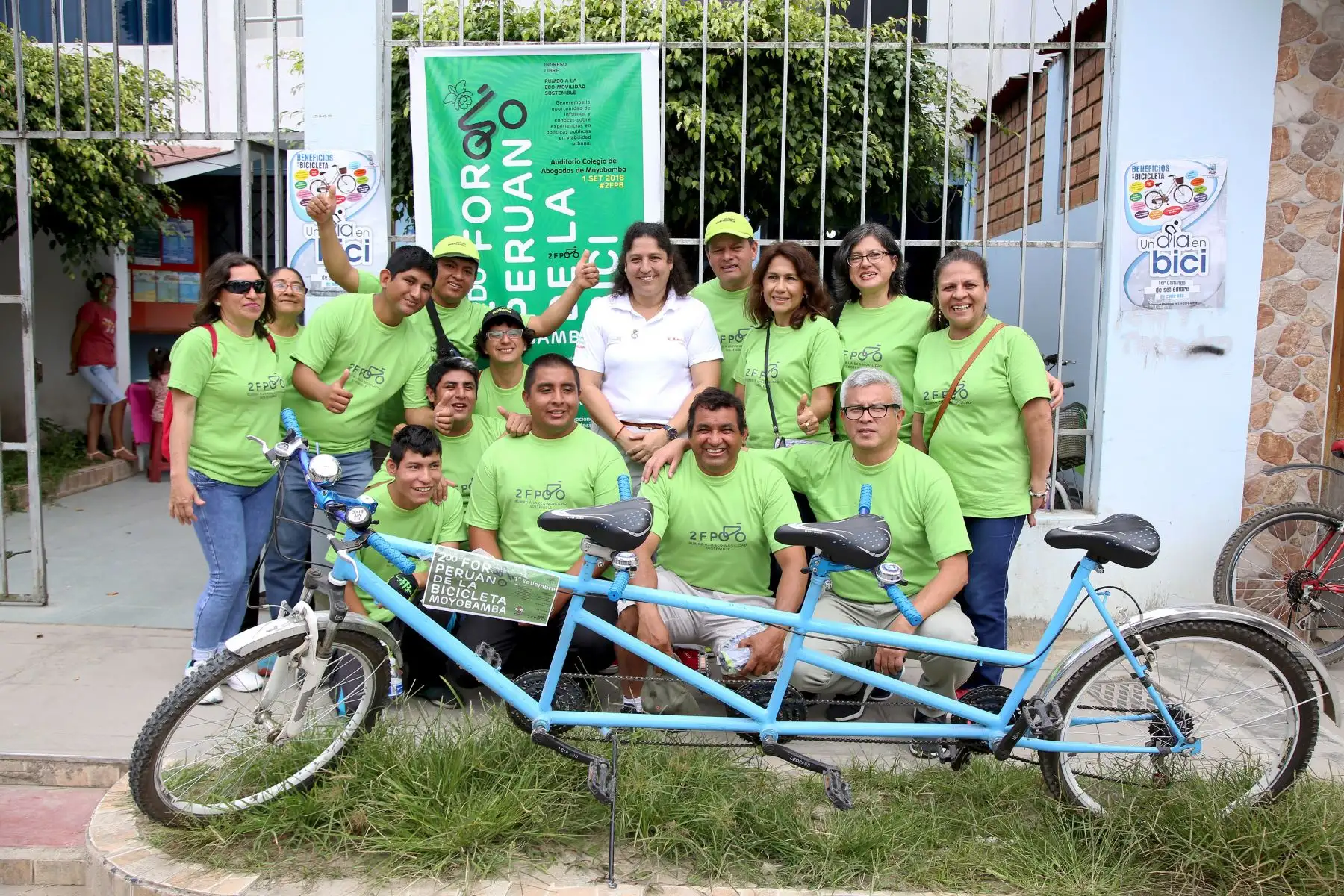 Ministra del Ambiente, Fabiola Muñoz, participó en el 2do. Foro Peruano de La Bicicleta en Moyobamba, San Martín. Foto: ANDINA/Minam