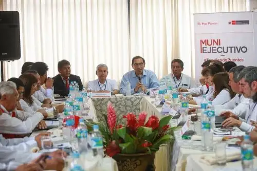 Presidente del Consejo de Ministros, César Villanueva, participa en Muni Ejecutivo realizado en Puerto Maldonado.