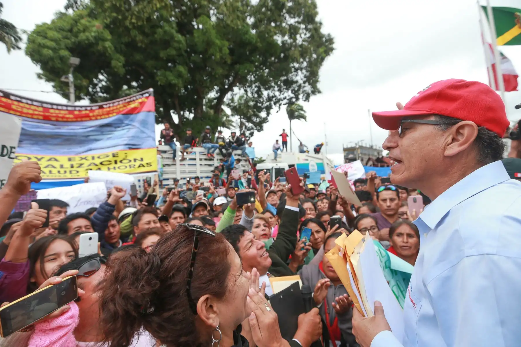 Presidente  Martín Vizcarra participò en el  Muni Ejecutivo Provincial Madre de Dios.Foto:ANDINA/Prensa Presidencia