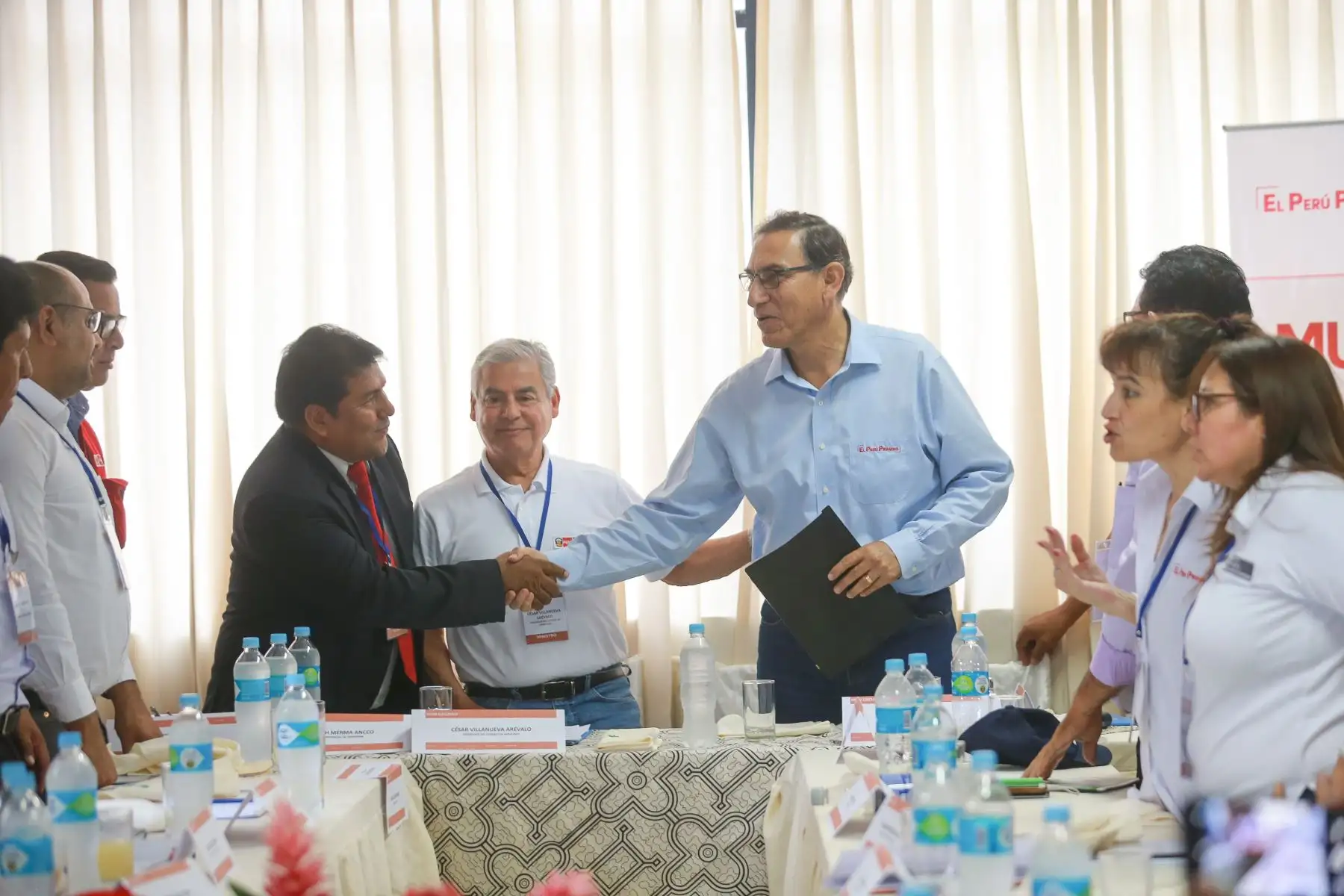 Presidente  Martín Vizcarra participò en el  Muni Ejecutivo Provincial Madre de Dios.Foto:ANDINA/Prensa Presidencia