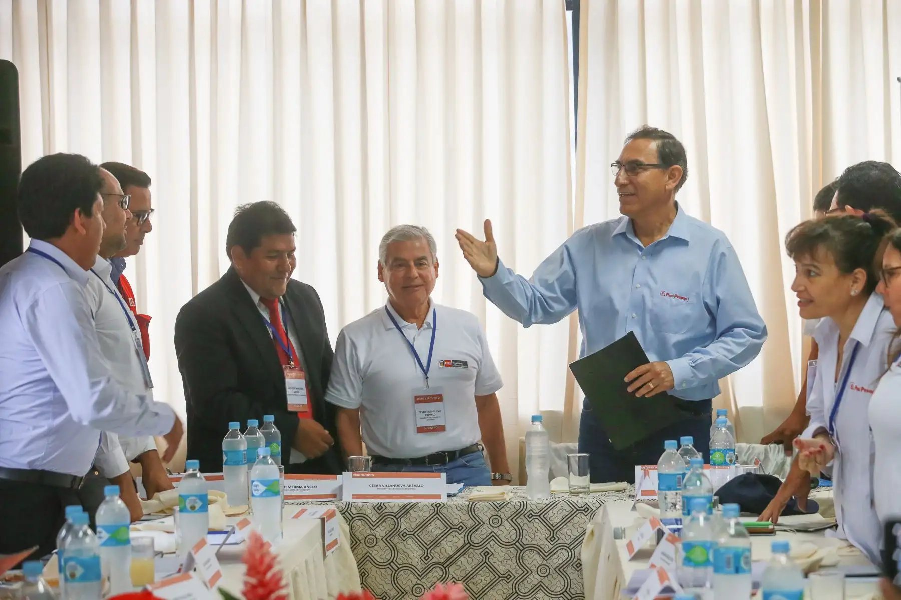 Presidente  Martín Vizcarra participò en el  Muni Ejecutivo Provincial Madre de Dios.Foto:ANDINA/Prensa Presidencia