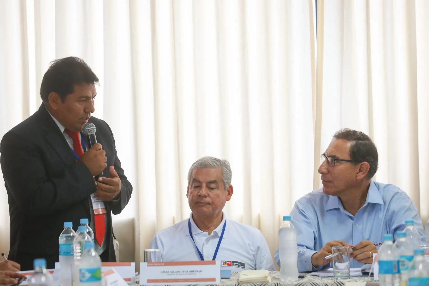 Presidente  Martín Vizcarra participò en el  Muni Ejecutivo Provincial Madre de Dios.Foto:ANDINA/Prensa Presidencia