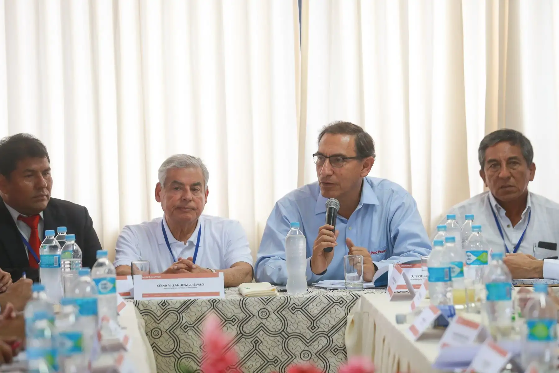 Presidente  Martín Vizcarra participò en el  Muni Ejecutivo Provincial Madre de Dios.Foto:ANDINA/Prensa Presidencia