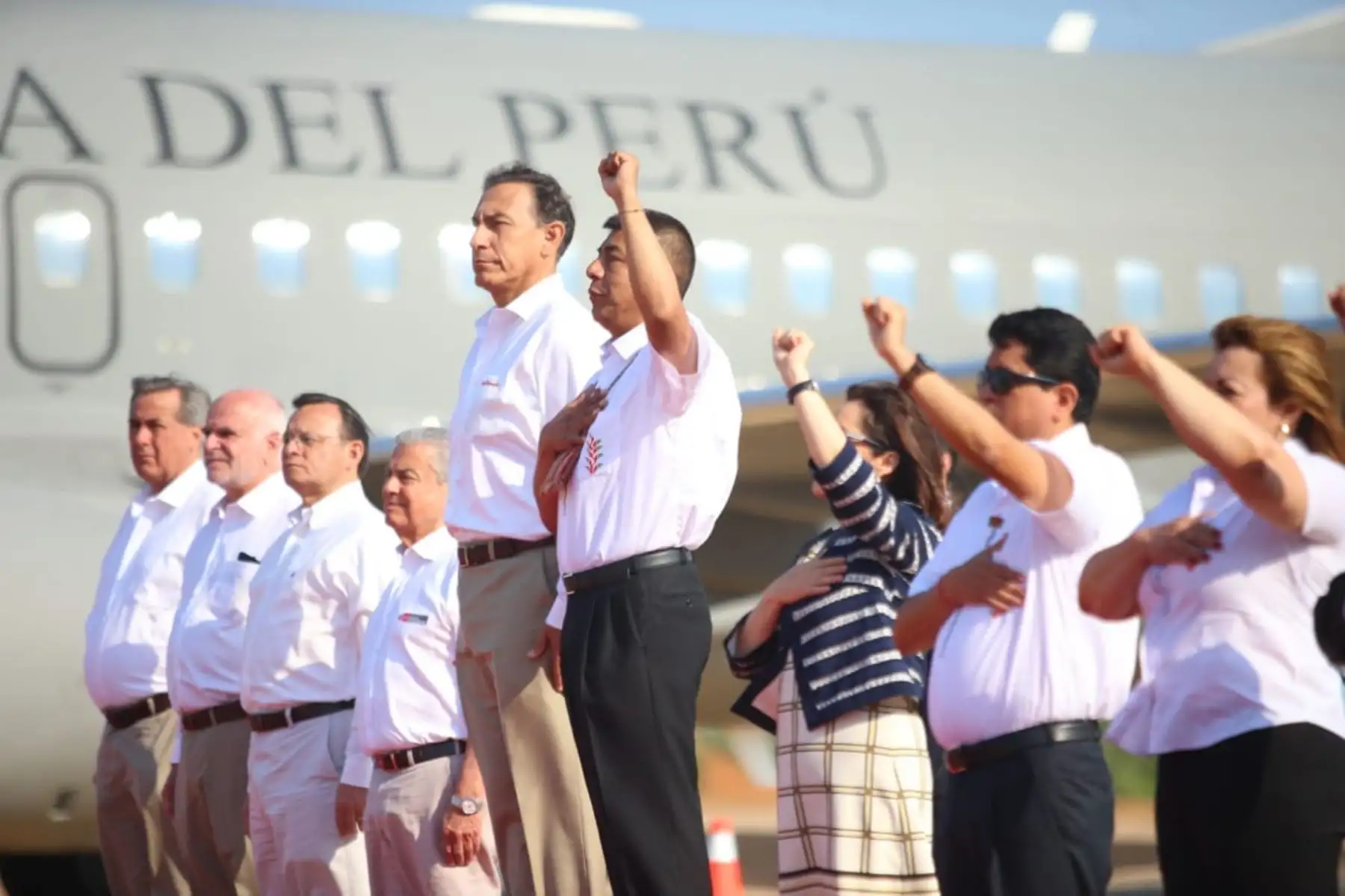 El presidente de la República, Martín Vizcarra, llegó esta mañana a la ciudad de Cobija para asistir al IV Gabinete Binacional con Bolivia. Foto: ANDINA/Prensa Presidencia