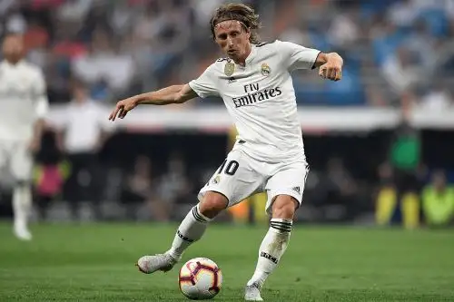 El centrocampista croata del Real Madrid Luka Modric Foto: AFP