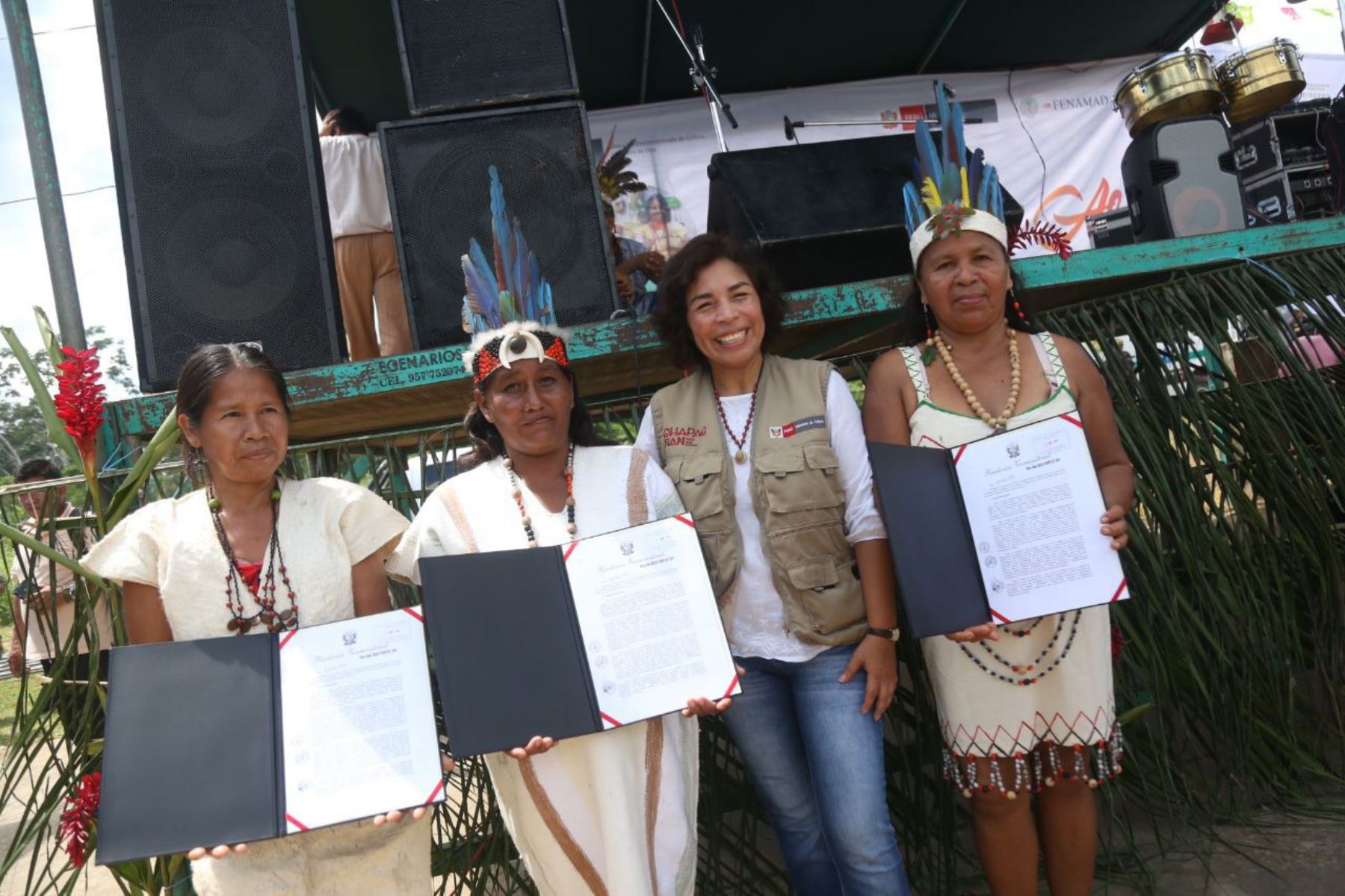 Gobierno tiene como reto titular a todas las comunidades indígenas al 2021, afirma ministra de Cultura, Patricia Balbuena. ANDINA/Difusión