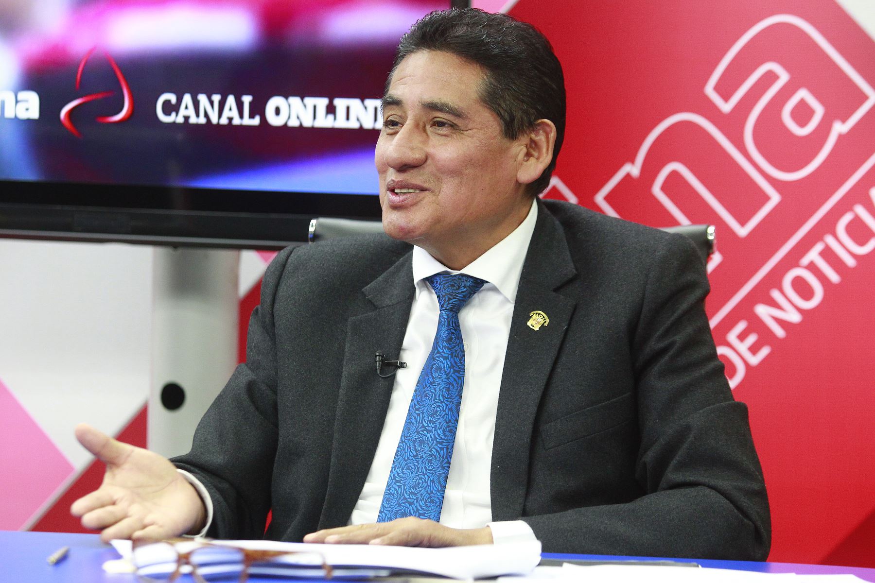 Presidente de la Comisión de Presupuesto del Congreso, Percy Alcalá. ANDINA/Eddy Ramos