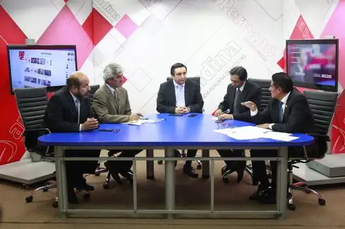Economista Hugo Ñopo en Andina Canal Online. ANDINA/Eddy Ramos