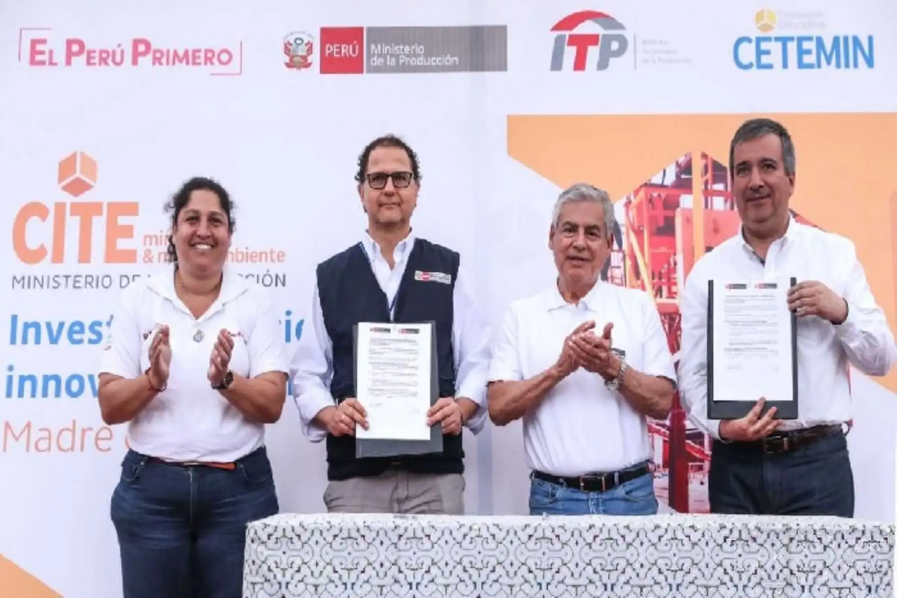 MEM y Produce firman en Madre de Dios  convenio que promueve CITE minero